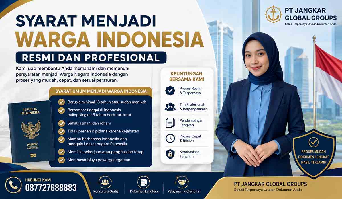 Syarat Menjadi Warga Indonesia Resmi dan Profesional