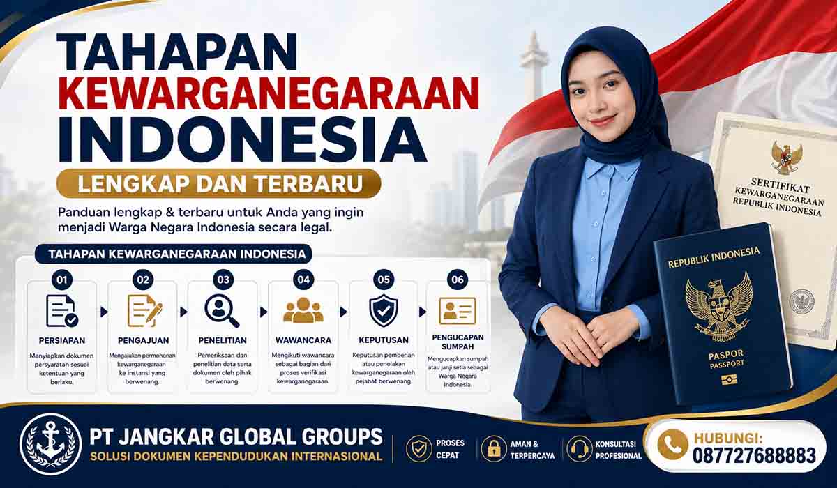 Tahapan Kewarganegaraan Indonesia Lengkap dan Terbaru