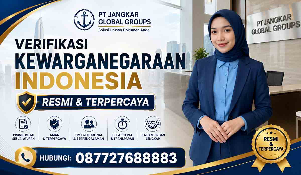 Verifikasi Kewarganegaraan Indonesia Resmi & Terpercaya