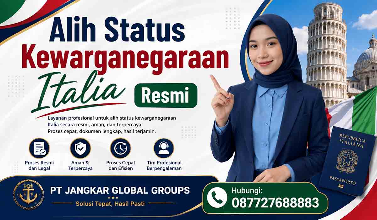 Alih Status Kewarganegaraan Italia Resmi