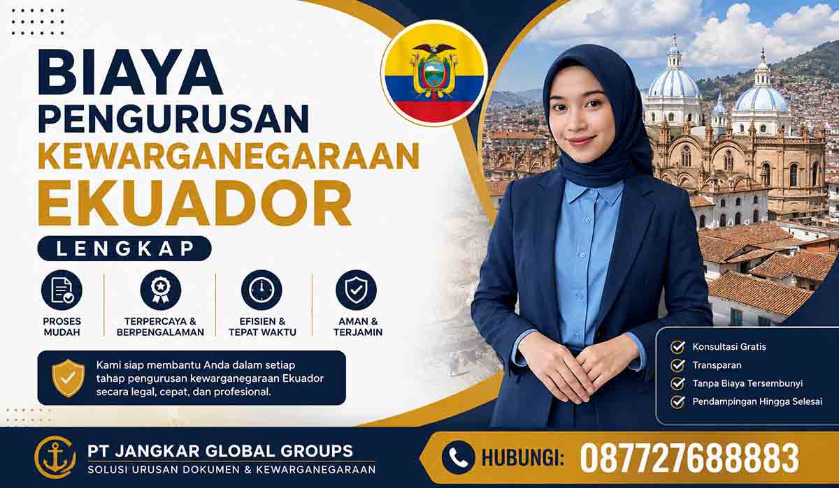 Biaya Pengurusan Kewarganegaraan Ekuador Lengkap