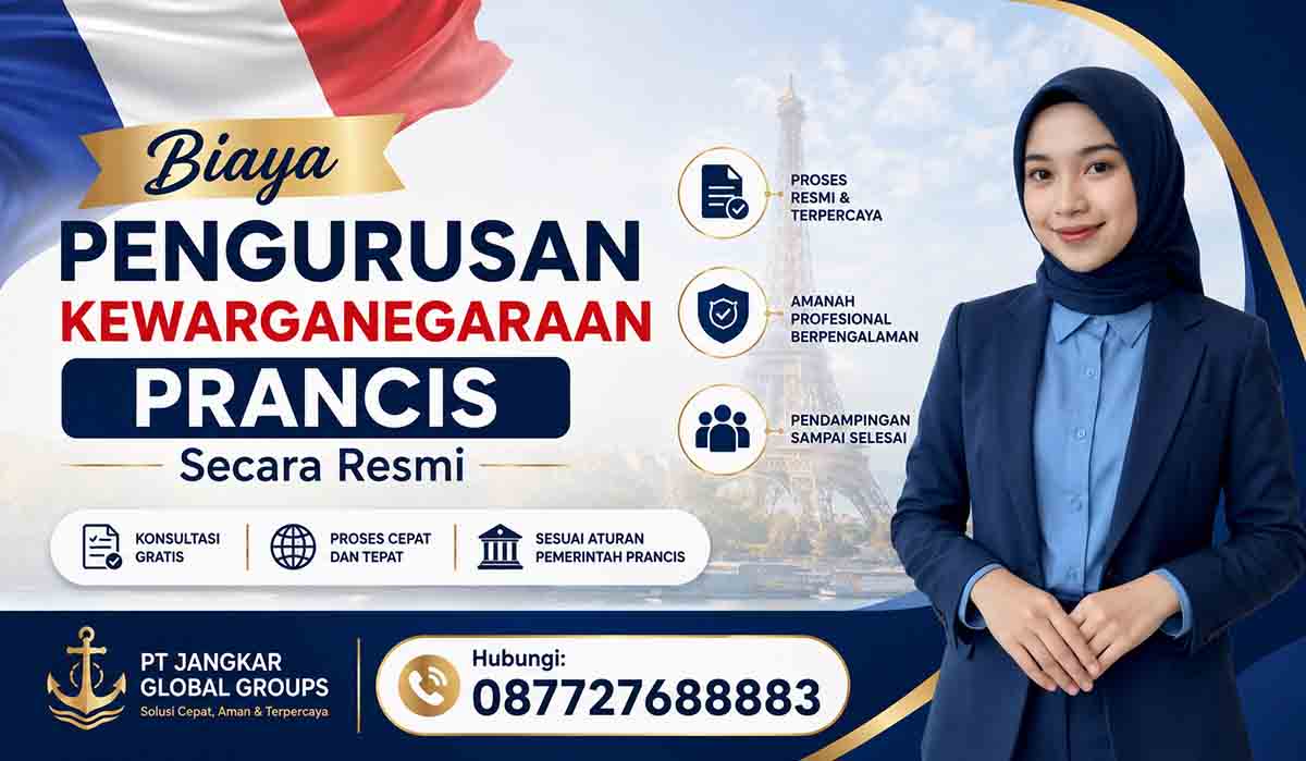 Biaya Pengurusan Kewarganegaraan Prancis Secara Resmi