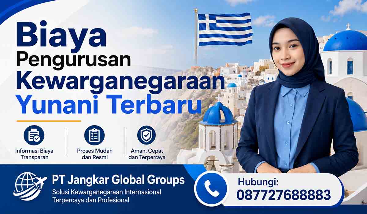 Biaya Pengurusan Kewarganegaraan Yunani Terbaru