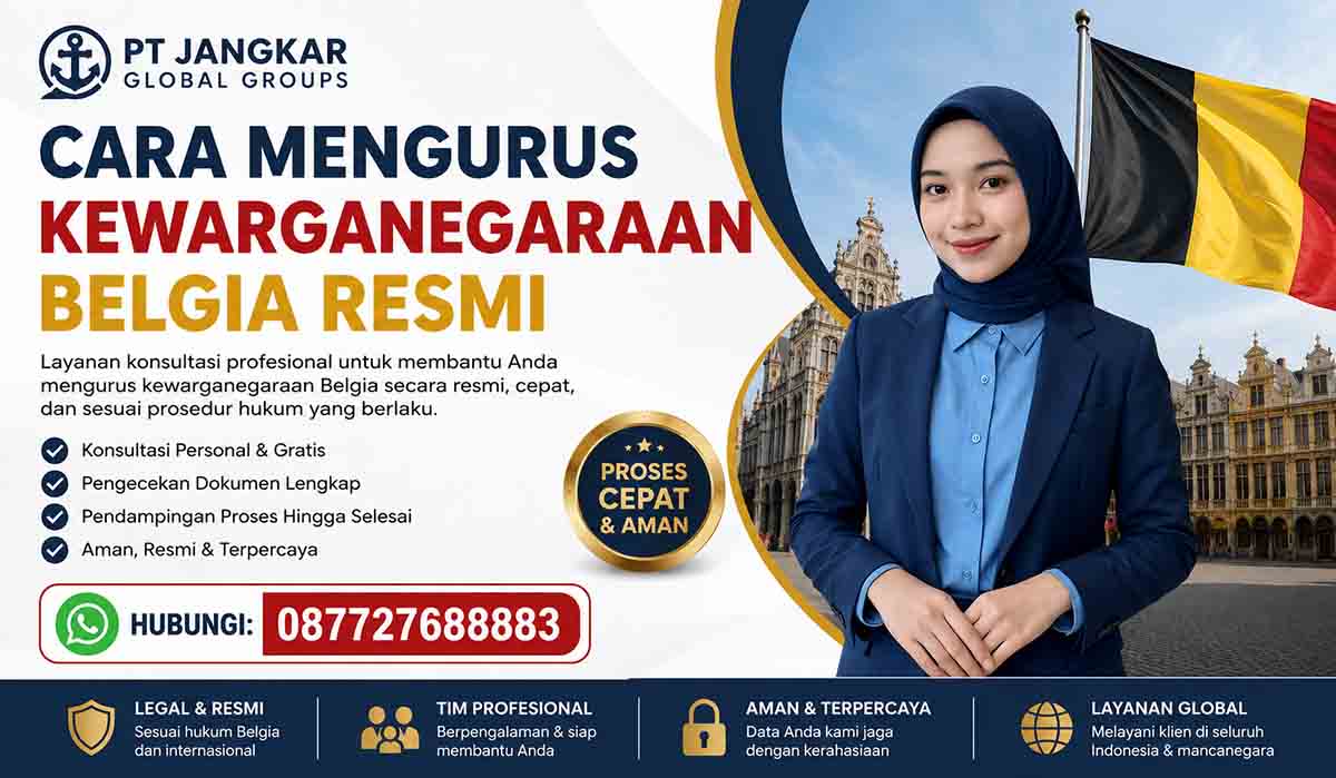 Cara Mengurus Kewarganegaraan Belgia Resmi