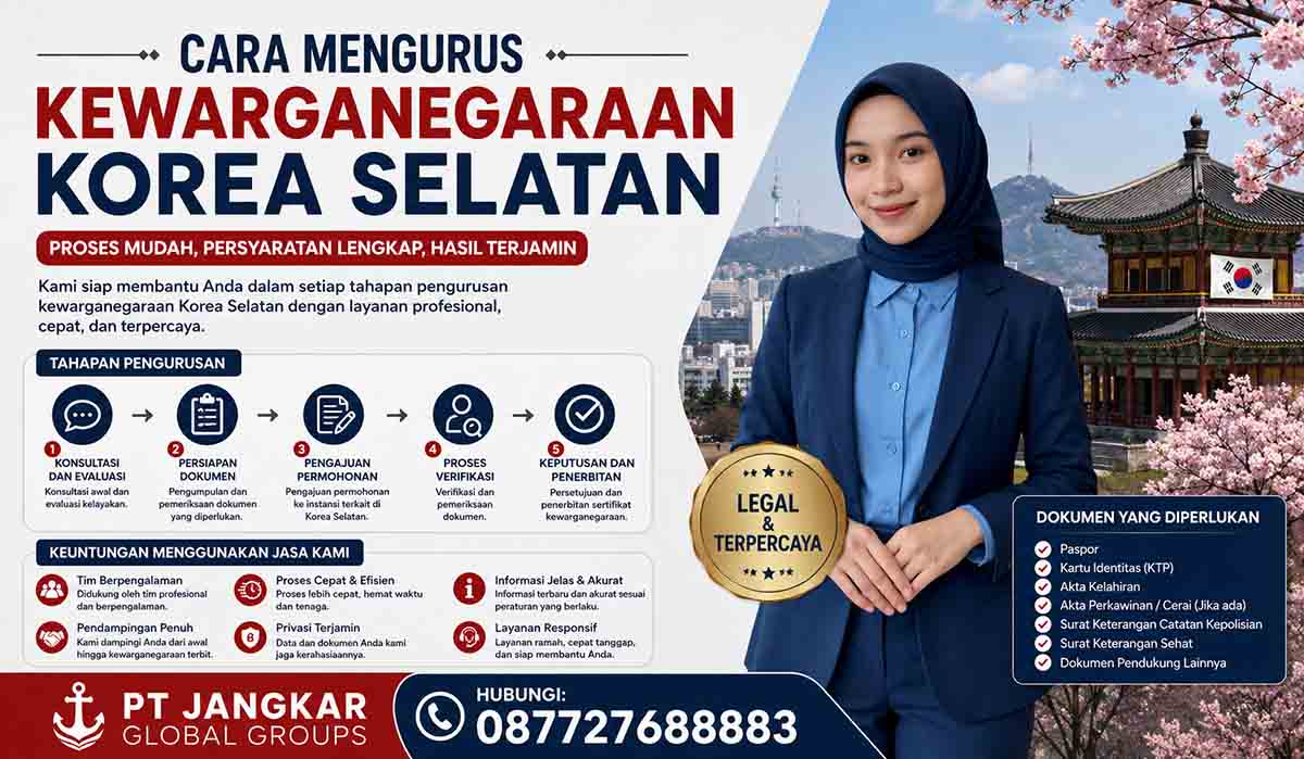 Cara Mengurus Kewarganegaraan Korea Selatan