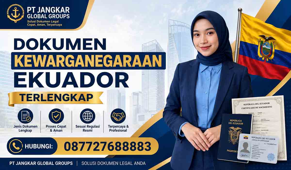 Dokumen Kewarganegaraan Ekuador Terlengkap