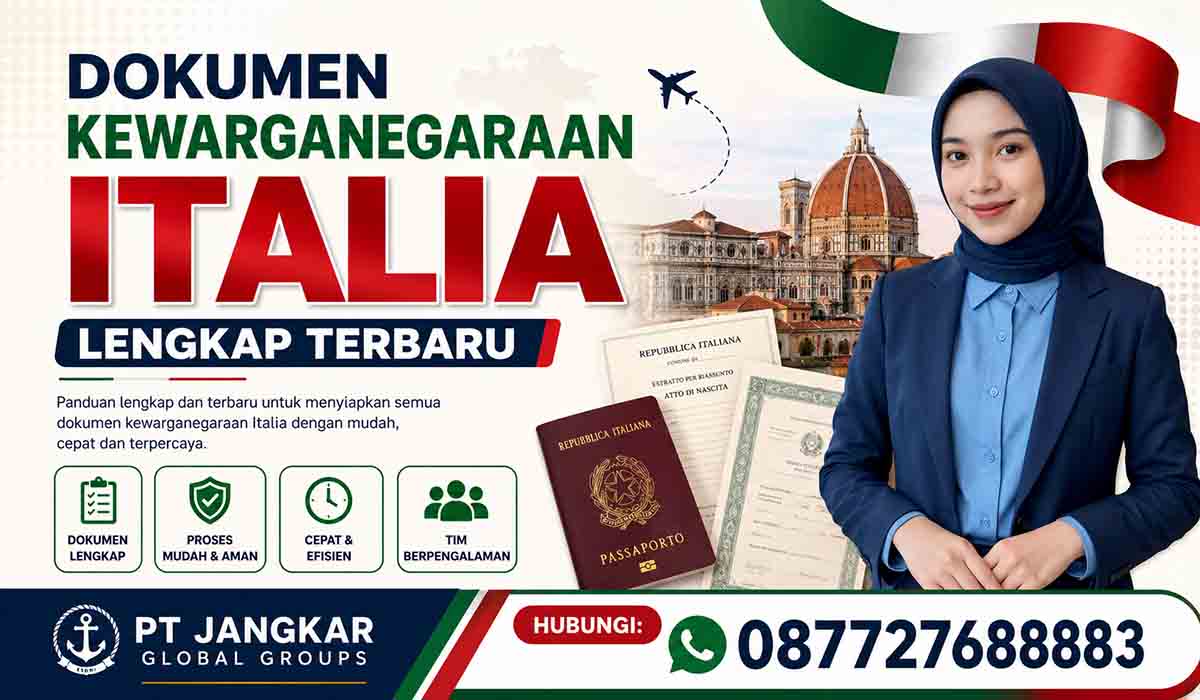 Dokumen Kewarganegaraan Italia Lengkap TerbaruDokumen Kewarganegaraan Italia Lengkap Terbaru