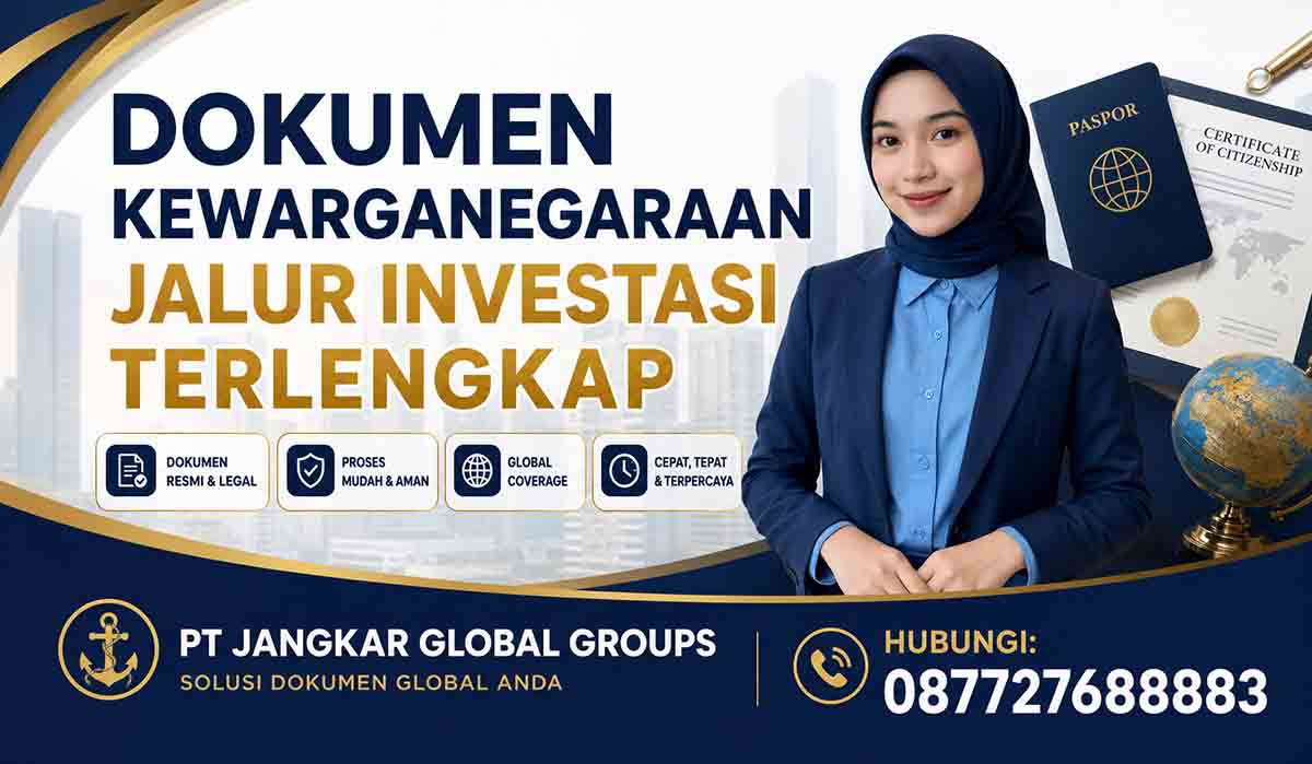 Dokumen Kewarganegaraan Jalur Investasi Terlengkap