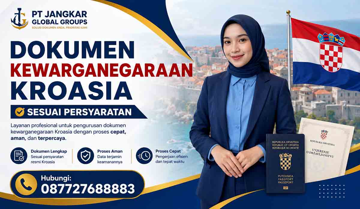 Dokumen Kewarganegaraan Kroasia Sesuai Persyaratan