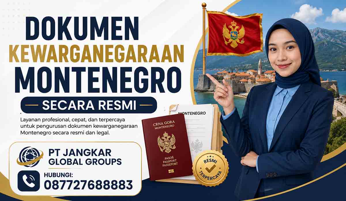 Dokumen Kewarganegaraan Montenegro Secara Resmi