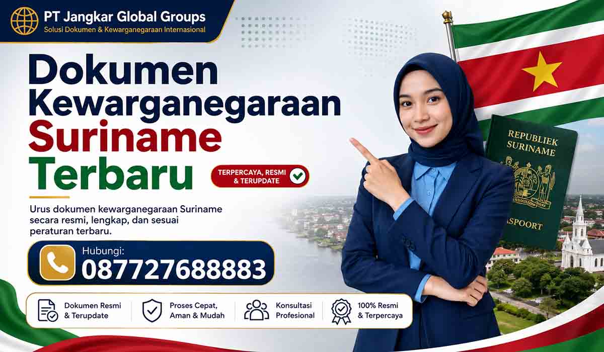 Dokumen Kewarganegaraan Suriname Terbaru