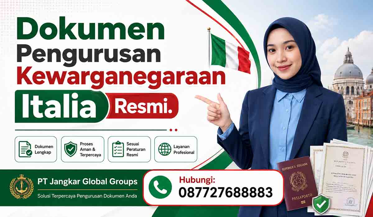 Dokumen Pengurusan Kewarganegaraan Italia Resmi