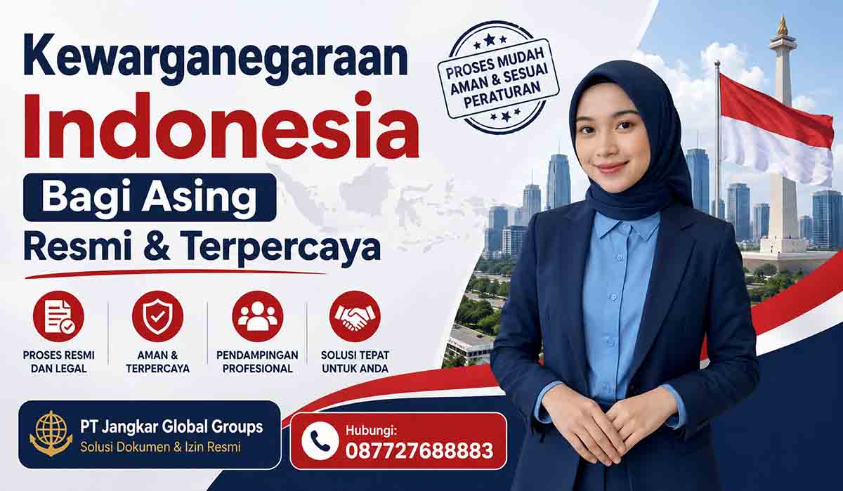 Kewarganegaraan Indonesia Bagi Asing Resmi & Terpercaya