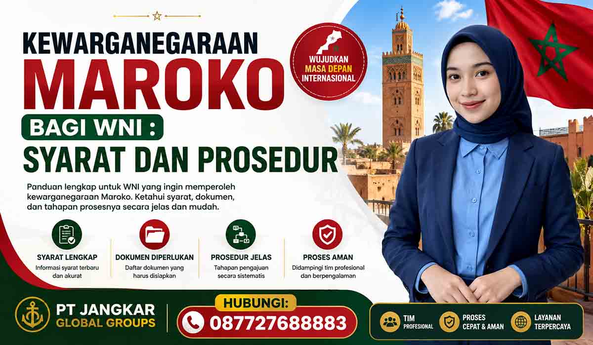 Kewarganegaraan Maroko Bagi WNI : Syarat dan Prosedur