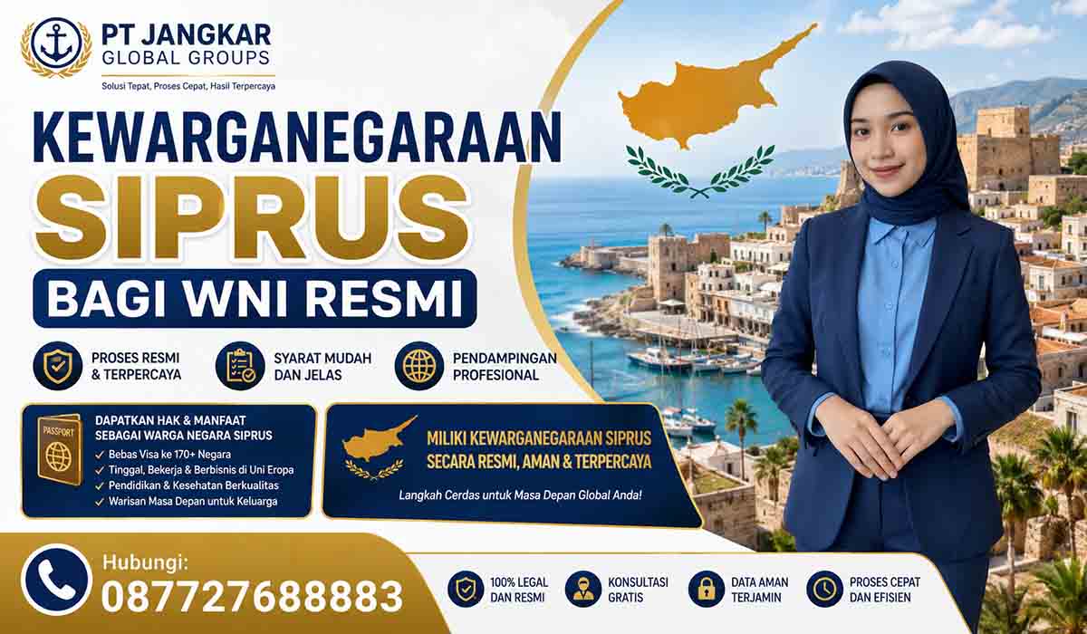 Kewarganegaraan Siprus Bagi WNI Resmi