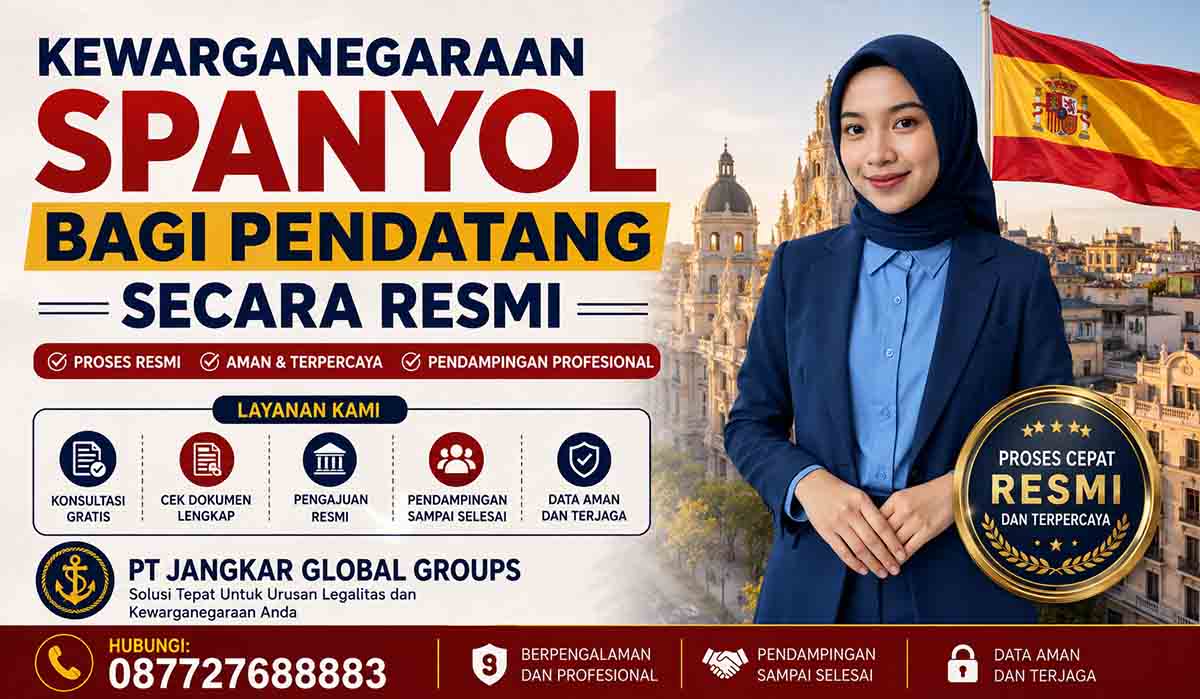 Kewarganegaraan Spanyol Bagi Pendatang Secara Resmi