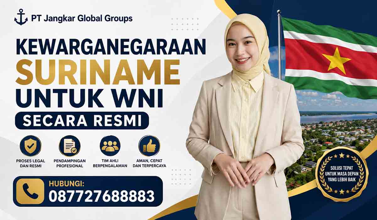Kewarganegaraan Suriname Untuk WNI Secara Resmi