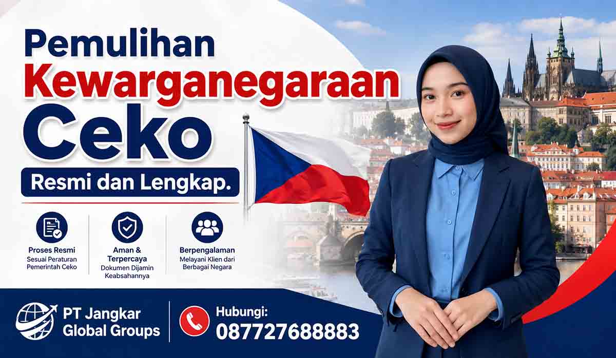 Pemulihan Kewarganegaraan Ceko Resmi dan Lengkap