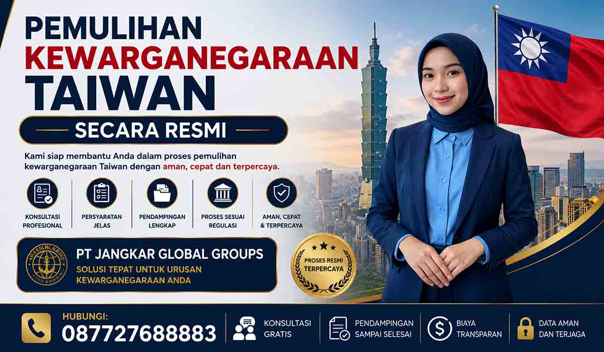 Pemulihan Kewarganegaraan Taiwan Secara Resmi