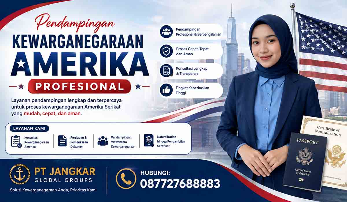 Pendampingan Kewarganegaraan Amerika Profesional