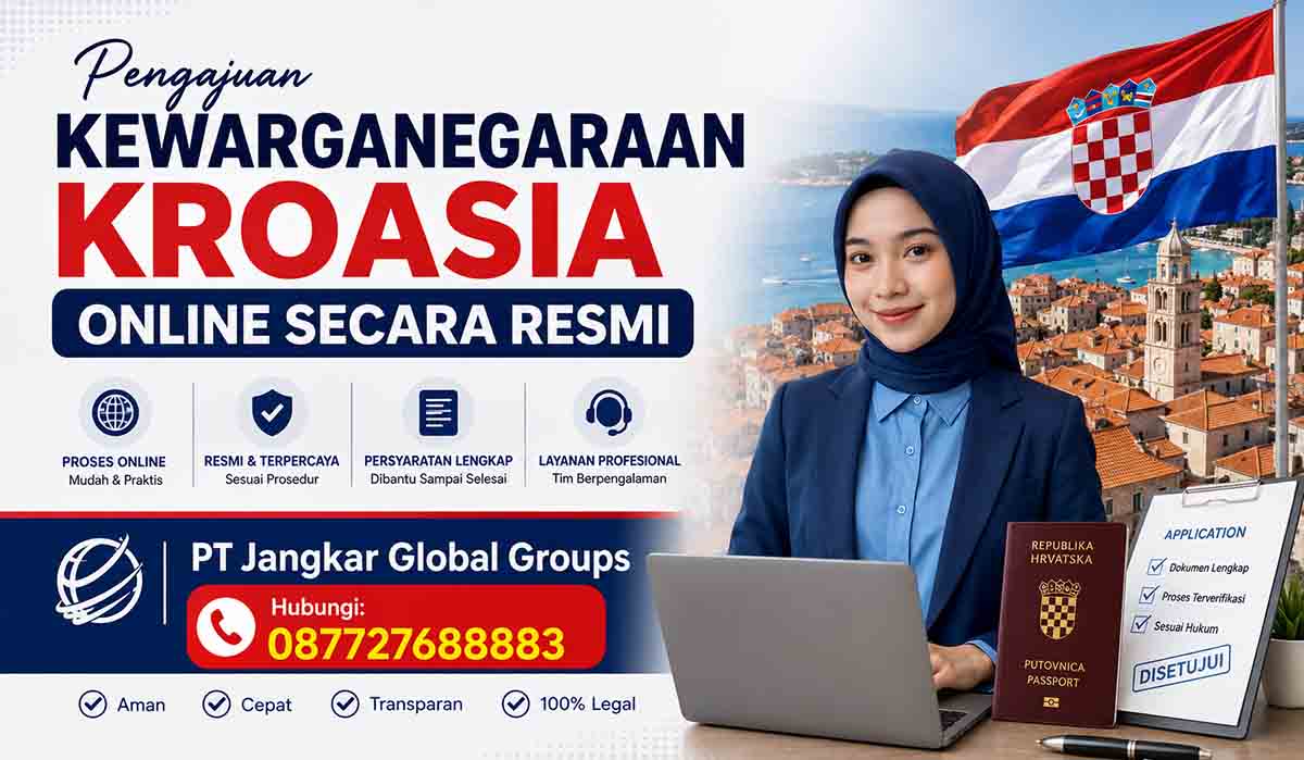Pengajuan Kewarganegaraan Kroasia Online Secara Resmi