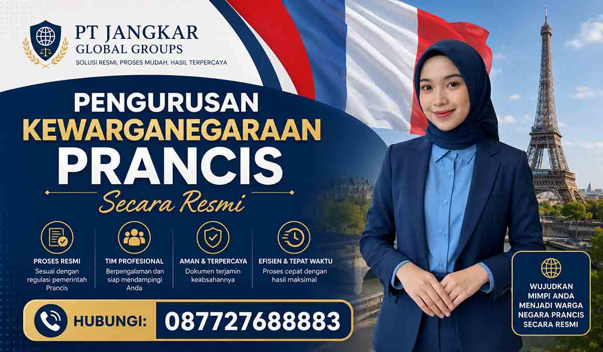 Pengurusan Kewarganegaraan Prancis Secara Resmi