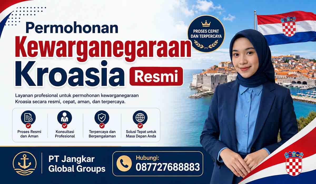 Permohonan Kewarganegaraan Kroasia Resmi