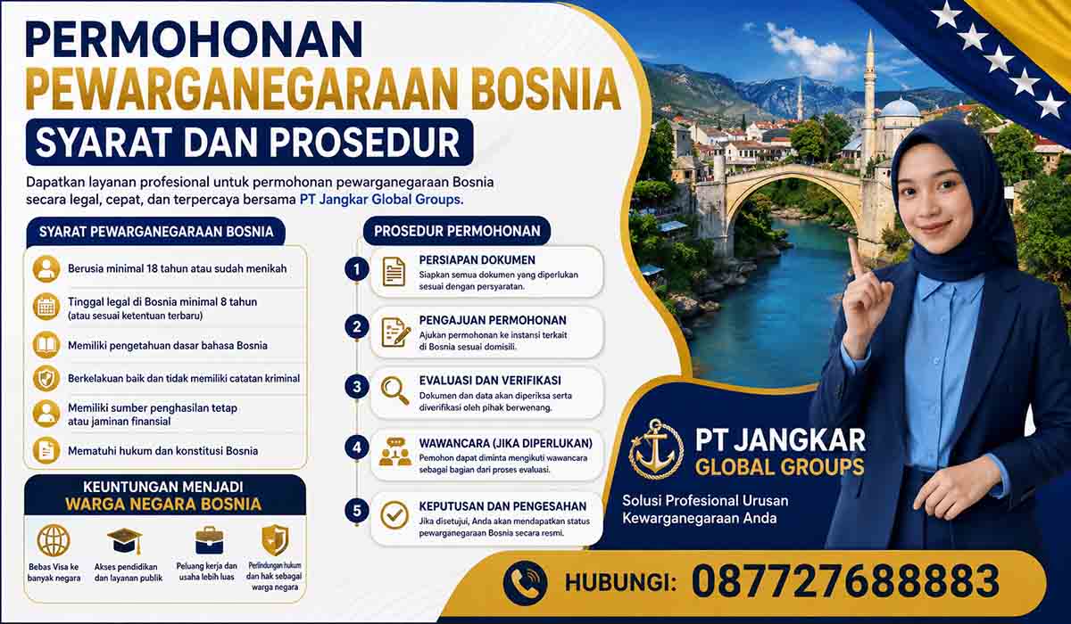 Permohonan Pewarganegaraan Bosnia Syarat Dan Prosedur