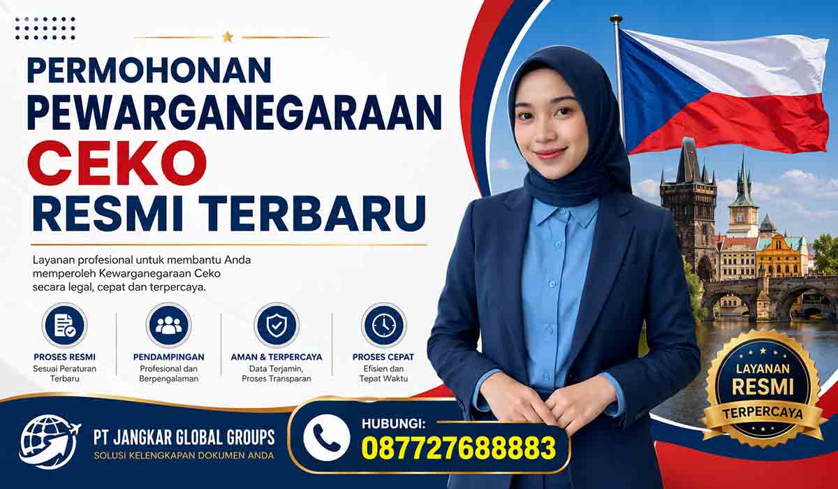 Permohonan Pewarganegaraan Ceko Resmi Terbaru