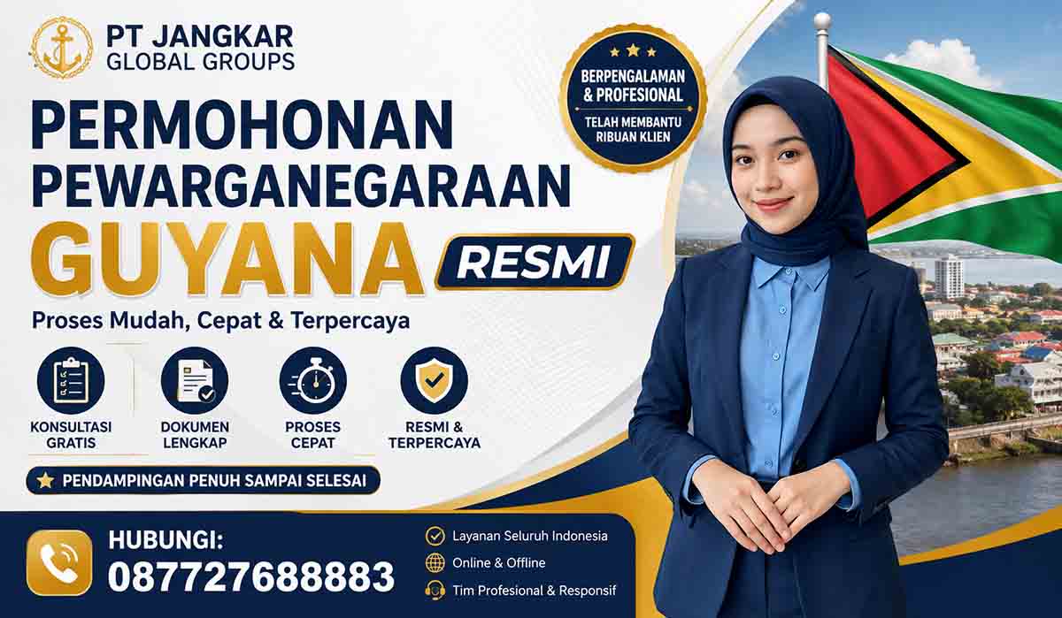 Permohonan Pewarganegaraan Guyana Resmi