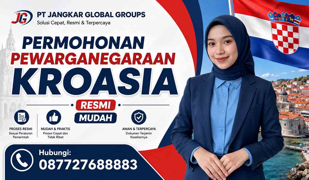 Permohonan Pewarganegaraan Kroasia Resmi Mudah