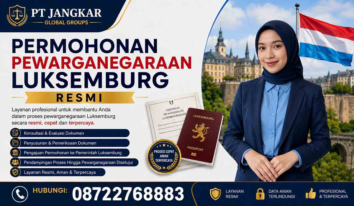 Permohonan Pewarganegaraan Luksemburg Resmi