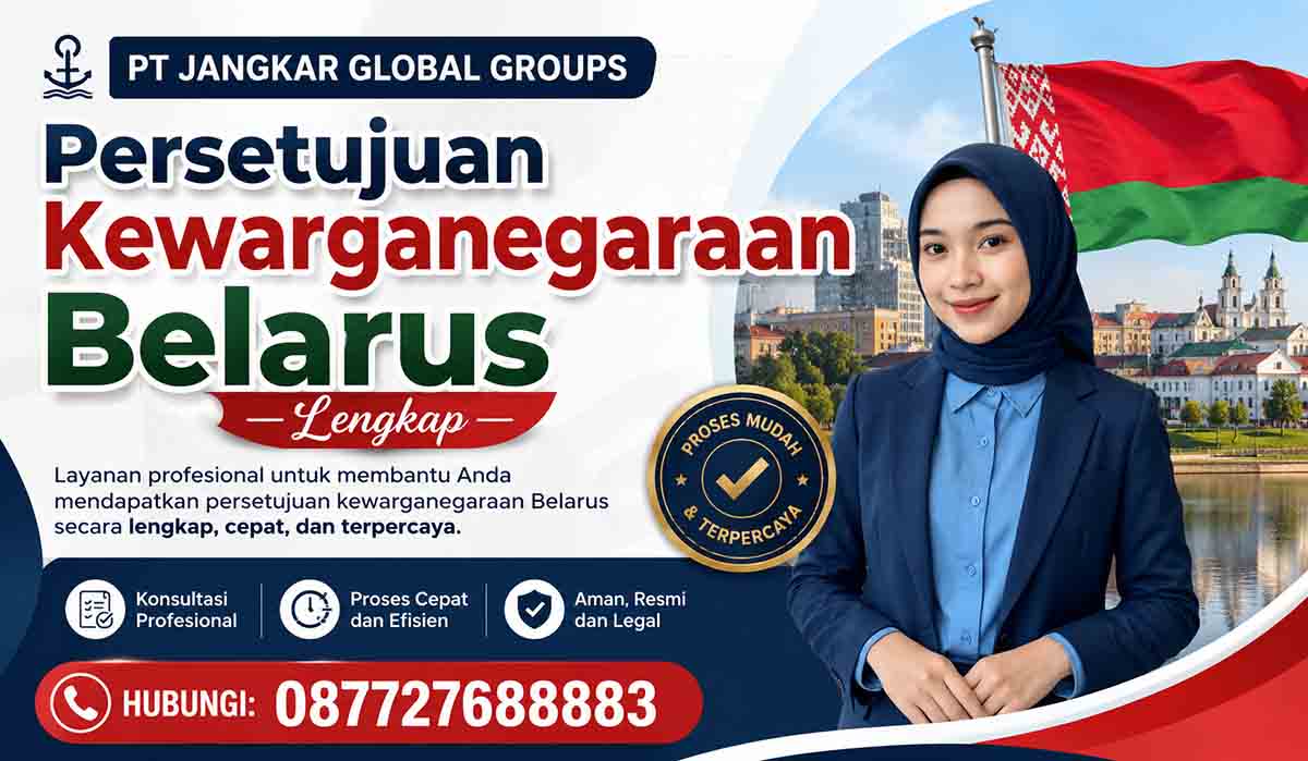 Persetujuan Kewarganegaraan Belarus Lengkap