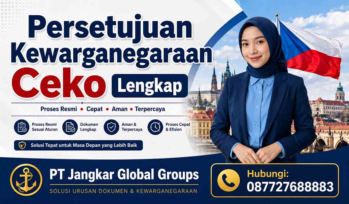 Persetujuan Kewarganegaraan Ceko Lengkap