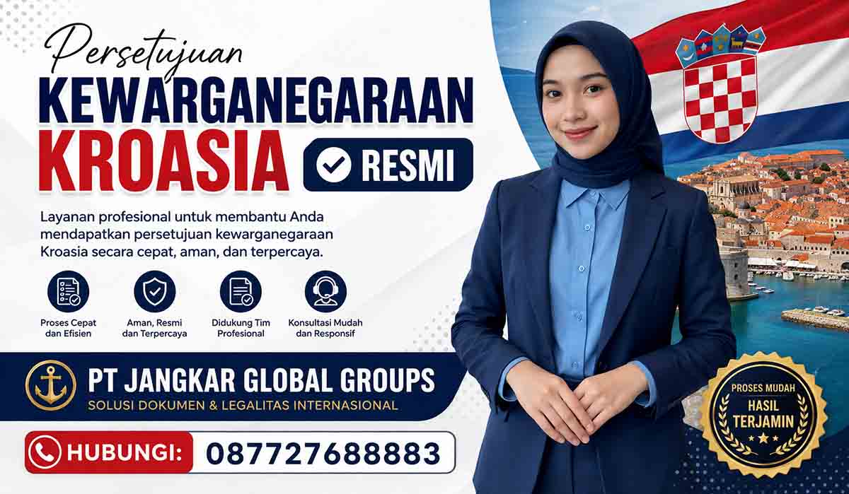 Persetujuan Kewarganegaraan Kroasia Resmi