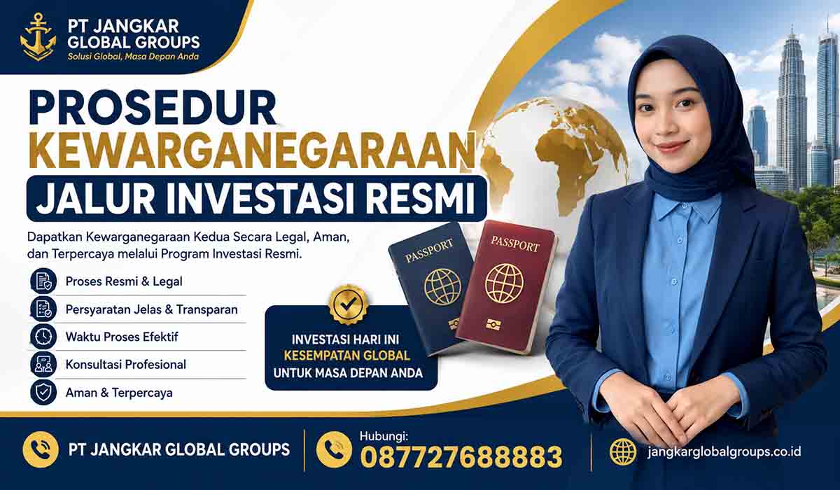 Prosedur Kewarganegaraan Jalur Investasi Resmi