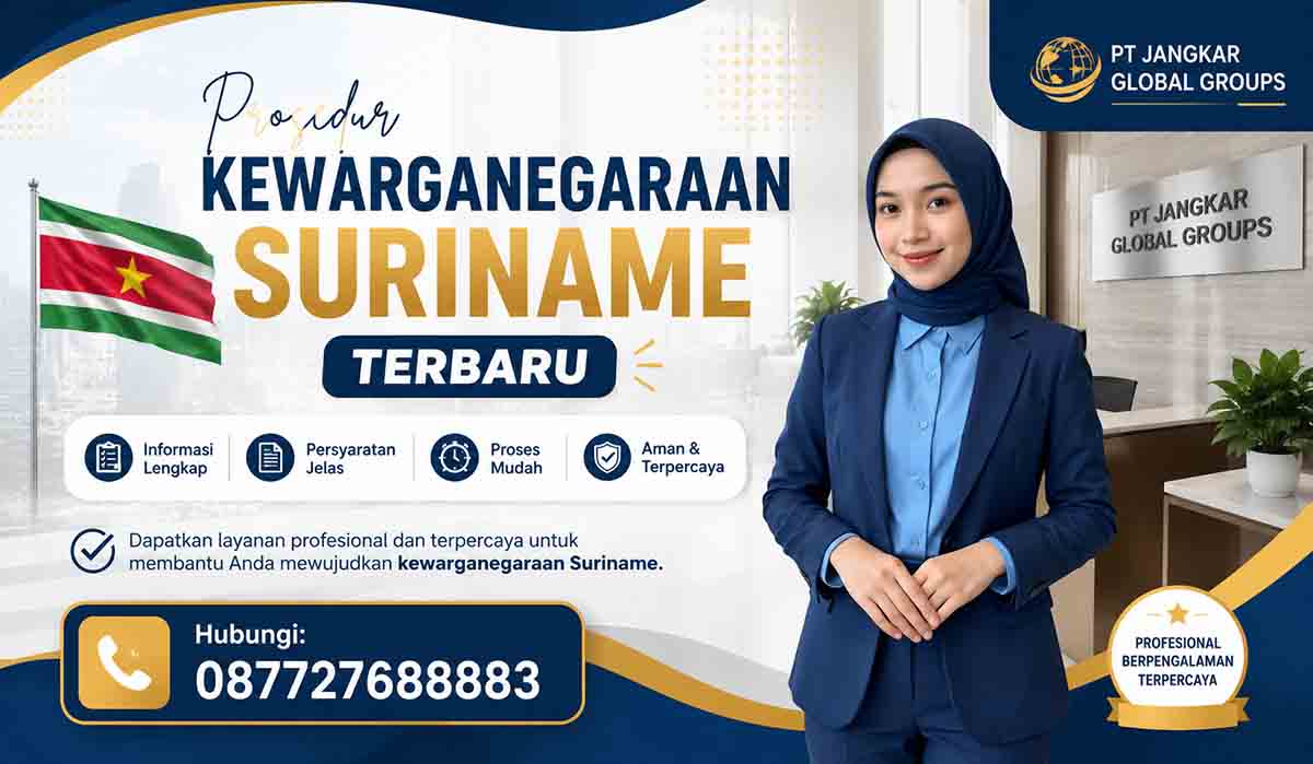 Prosedur Kewarganegaraan Suriname Terbaru