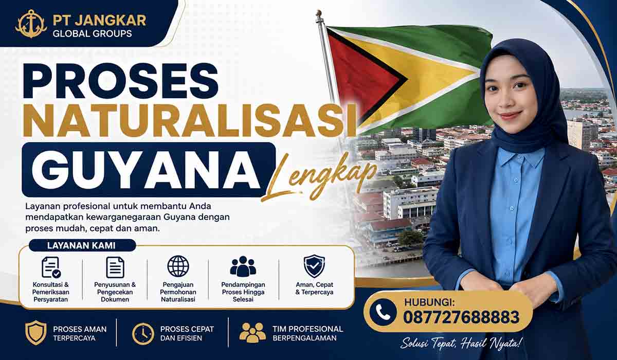 Proses Naturalisasi Guyana Lengkap