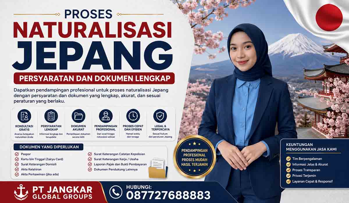 Proses Naturalisasi Jepang Persyaratan dan Dokumen Lengkap