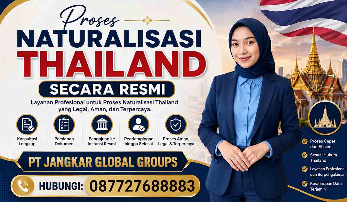 Proses Naturalisasi Thailand Secara Resmi
