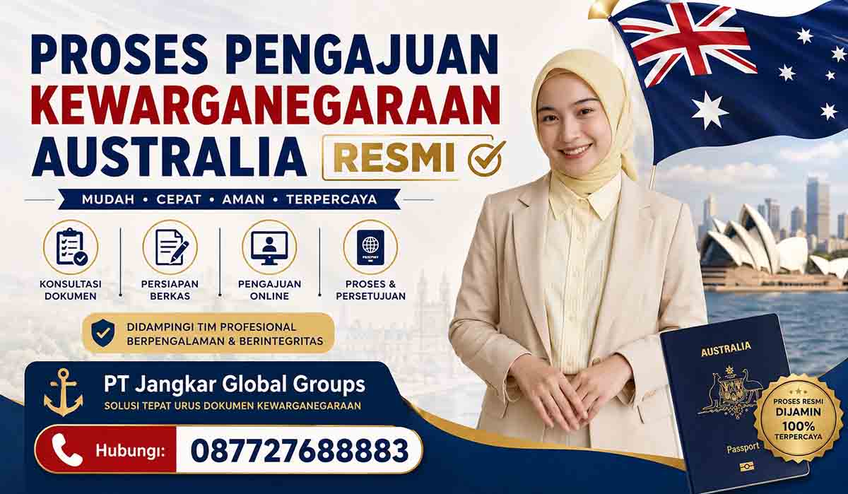 Proses Pengajuan Kewarganegaraan Australia Resmi