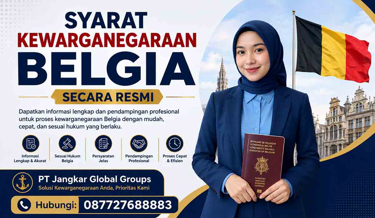 Syarat Kewarganegaraan Belgia Secara Resmi