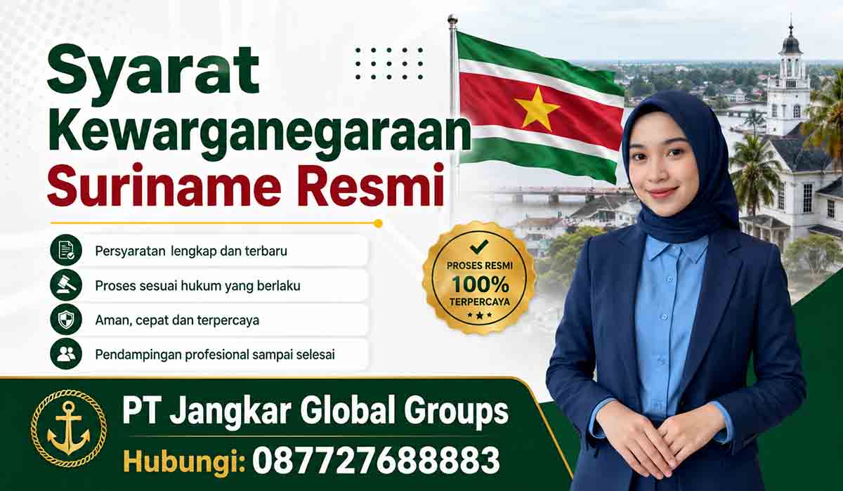 Syarat Kewarganegaraan Suriname Resmi