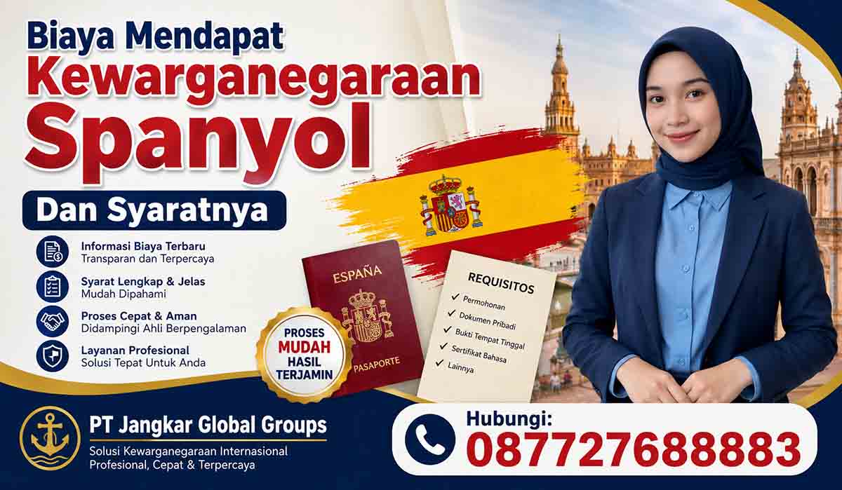 Biaya Mendapat Kewarganegaraan Spanyol Dan Syaratnya
