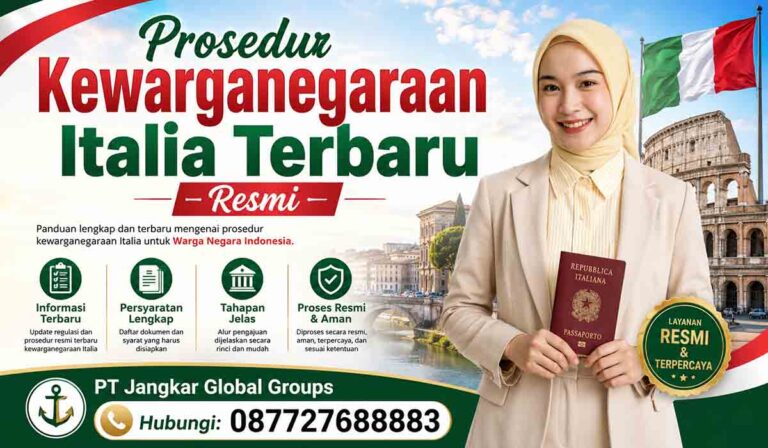 Prosedur Kewarganegaraan Italia Terbaru Resmi